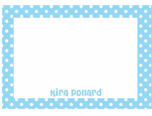 Border blue dots