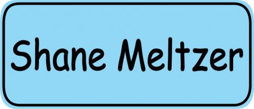 Text black on light blue