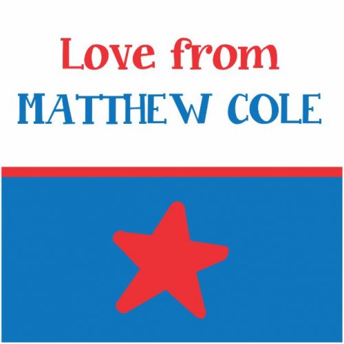 Red star on blue