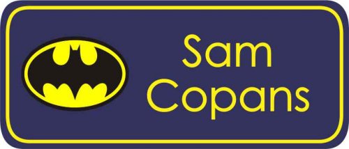 Batman on navy