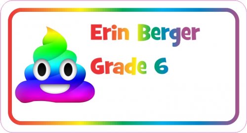 Emoji pooh rainbow