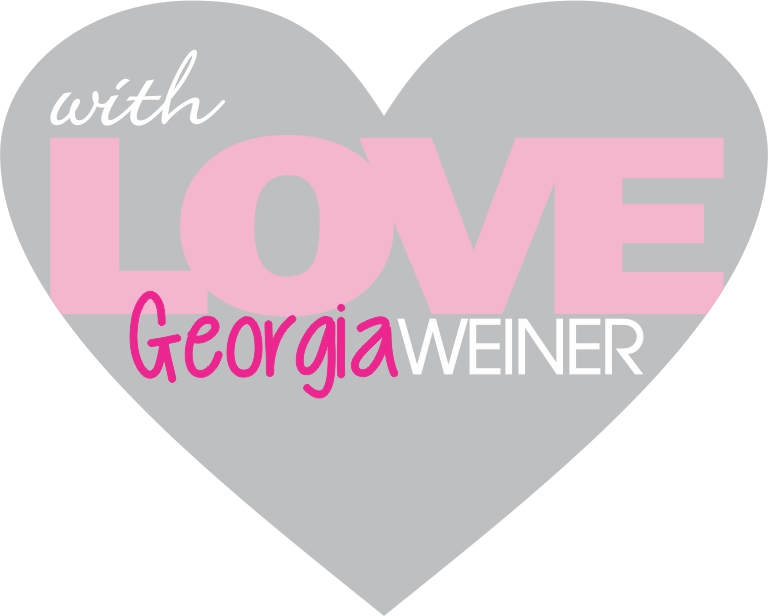 Pink on Grey Heart