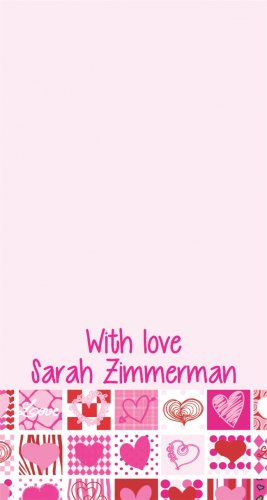 Hearts pink & red