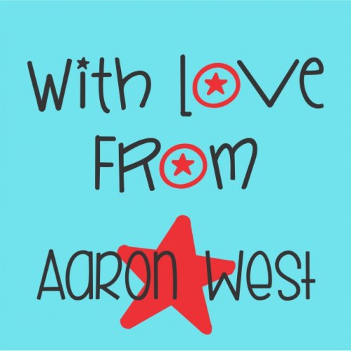 Star red on aqua