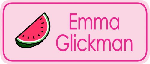 Watermelon on pink