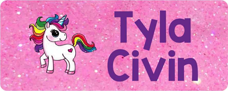 Unicorn on Pink Glitter