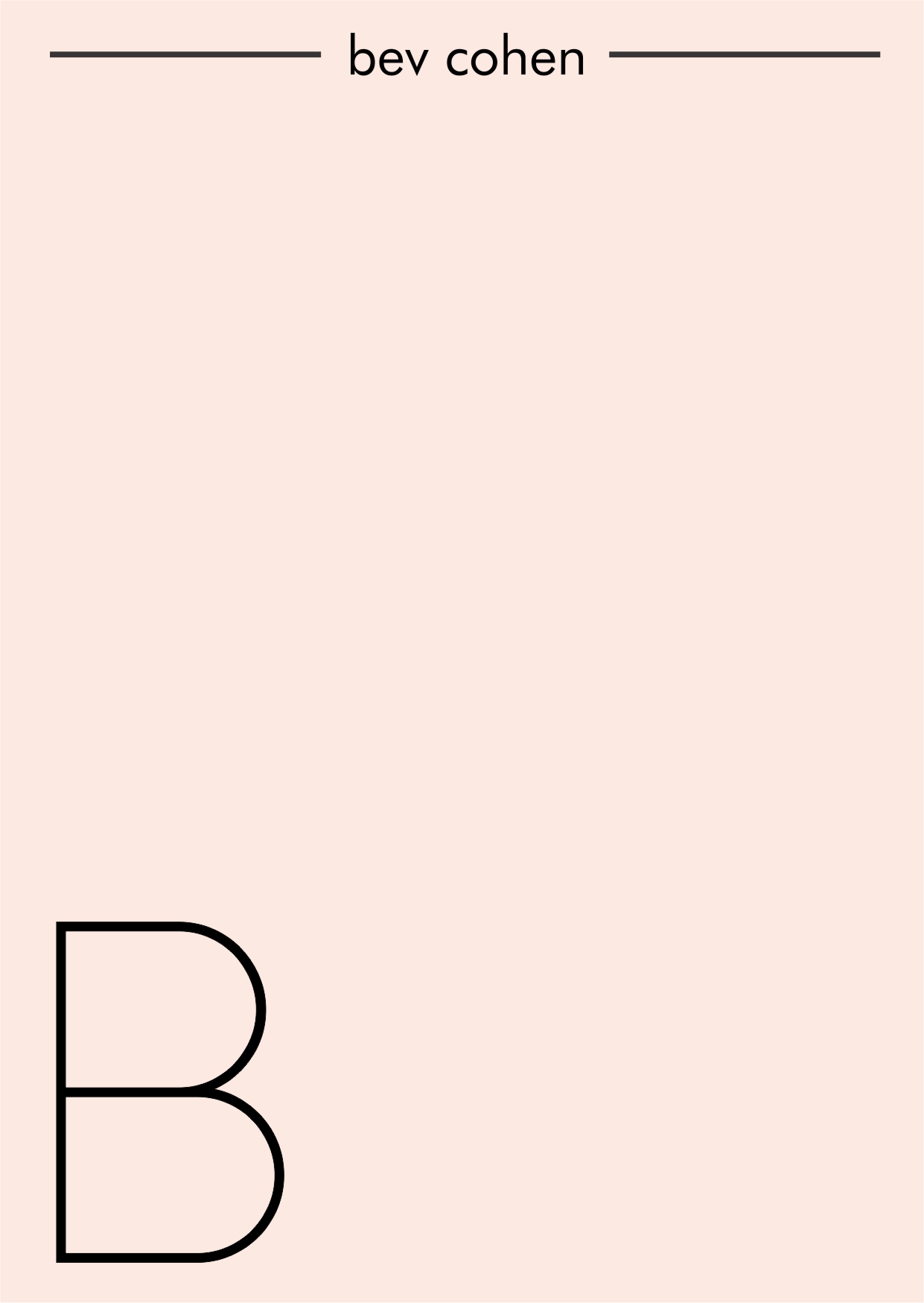Thin Initial Blush