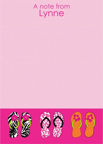 Flip flops pink