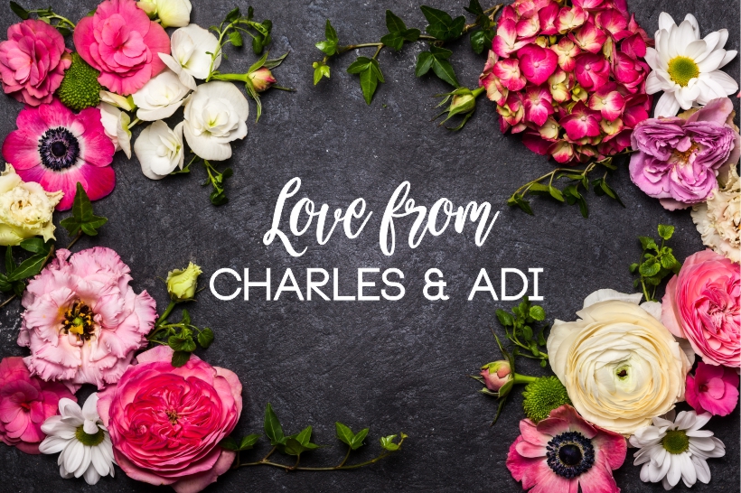 Flowers on Slate
