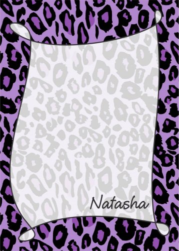 Animal print purple