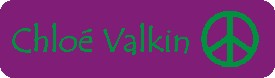 Peace green on purple