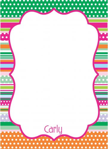 Ribbons frame