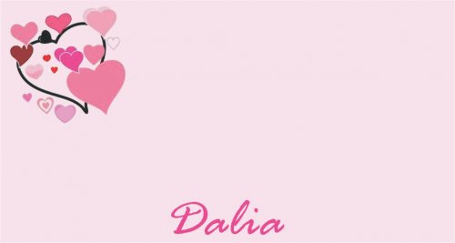 Hearts on pink