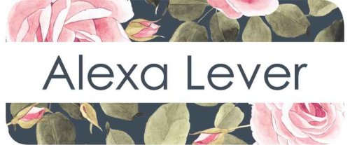 Roses on navy