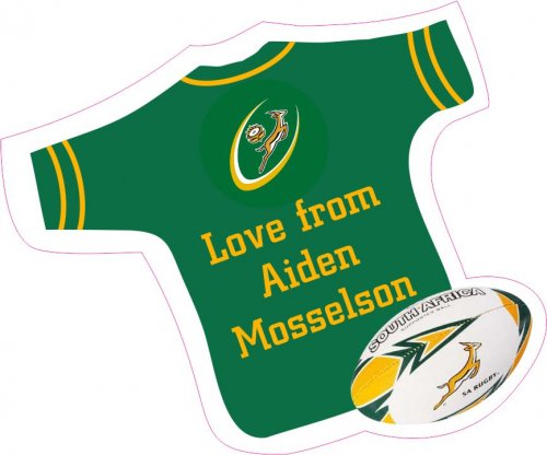 Rugby shirt & ball