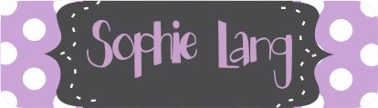 Chalk frame on dots lilac