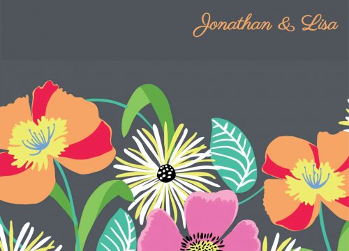 Charcoal flowers