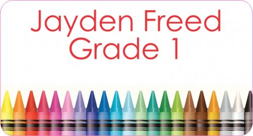 Wax crayons
