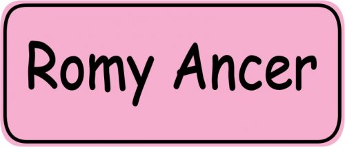 Text black on light pink