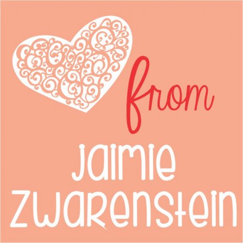 Heart from peach