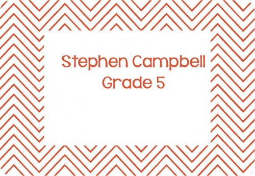 Chevron thin orange