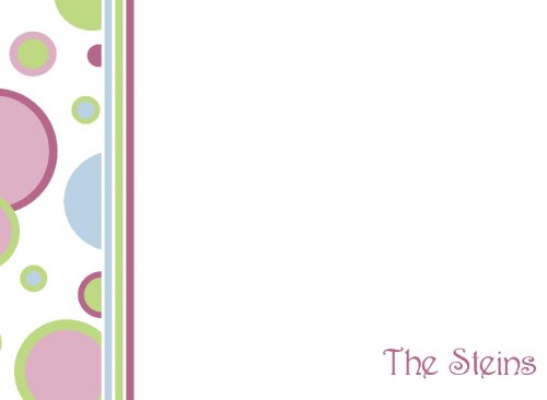 Left pastel bubbles
