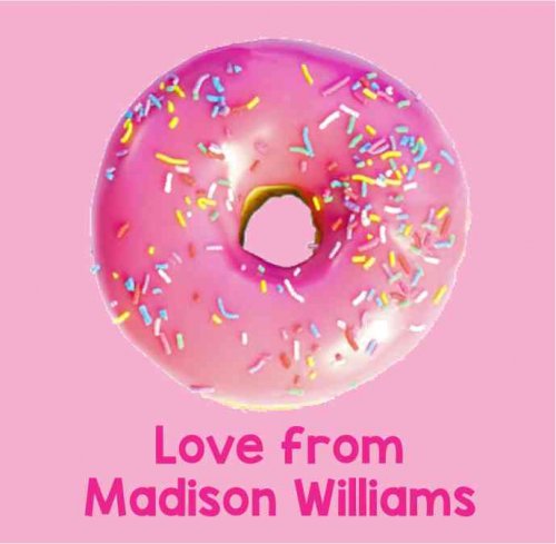Donut on pink