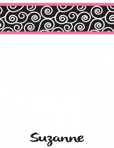 Strip of twirls