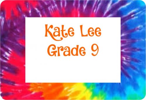 Tie dye rainbow