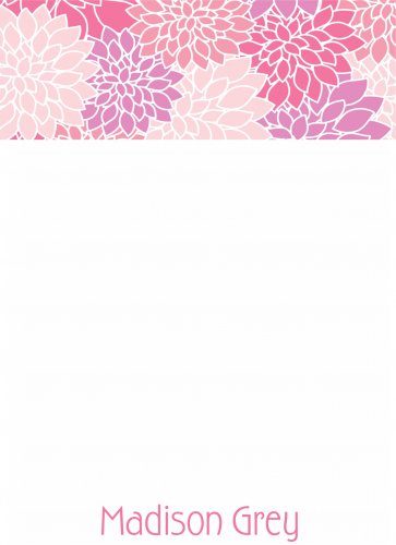 Flowers all pink
