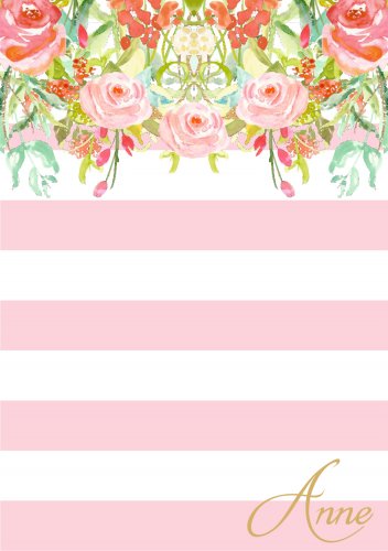 Cascading flowers