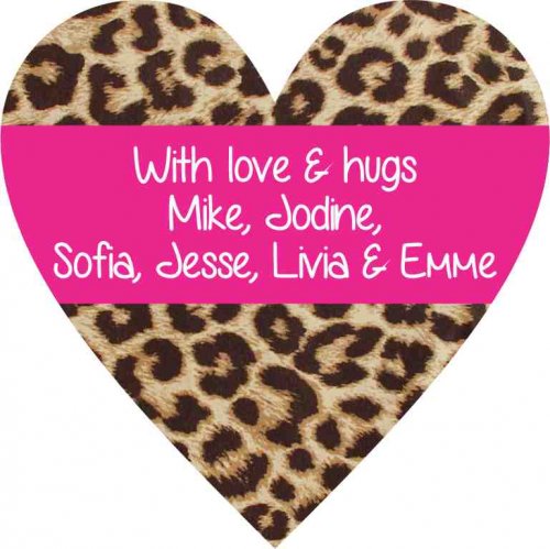 Ani print heart