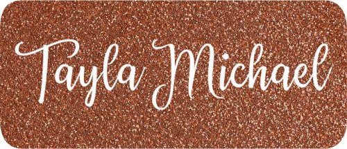 Roses gold glitter