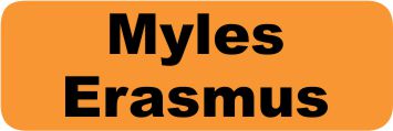 Orange black text