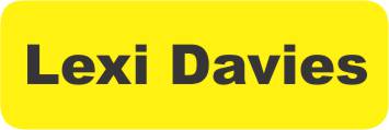 Yellow black text