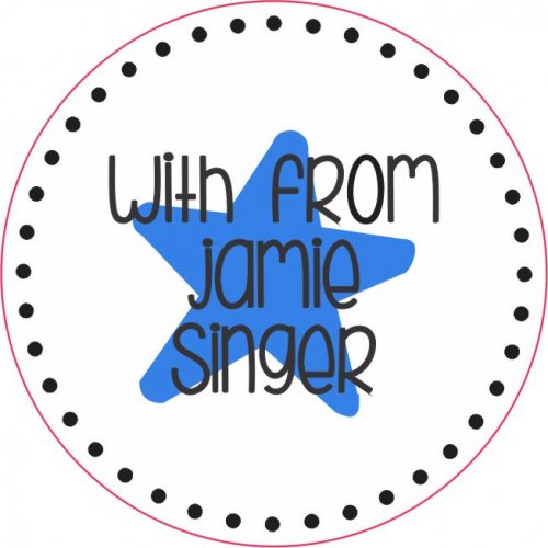 Star blue on white