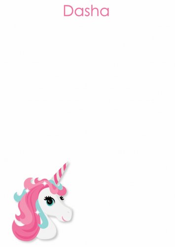 Unicorn candy stripe