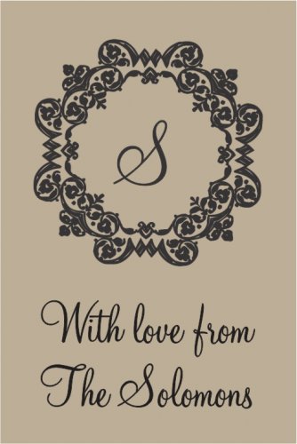 Monogram on beige