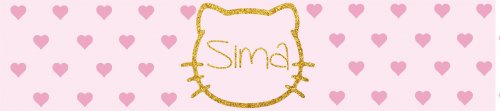 Kitty pink & gold
