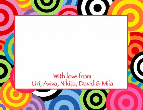 Border concentric circles brights