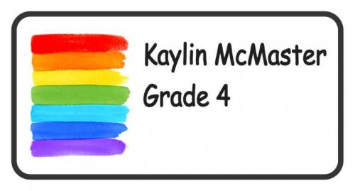 Rainbow paint