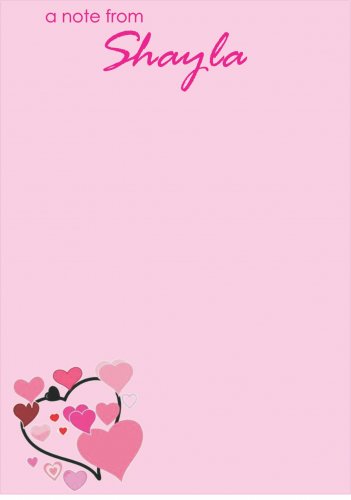 Hearts pinks