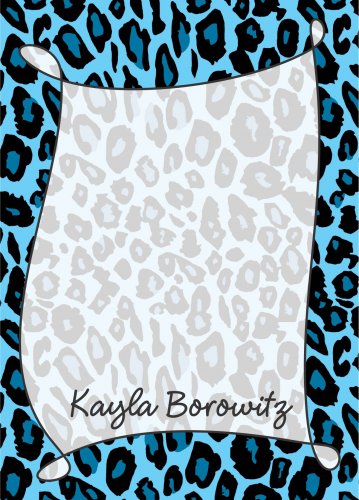 Animal print blue