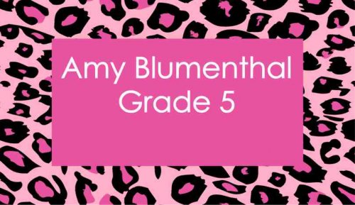 Animal print pink