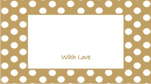 Border dots gold