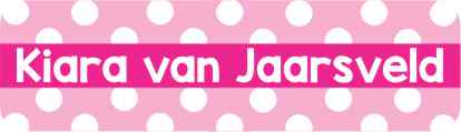 Pink strip on pink dots