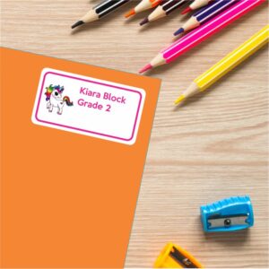 School Books Labels