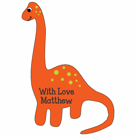 Dino shapie orange