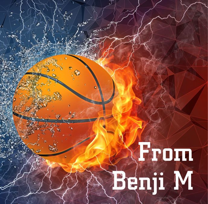 Basketball flame