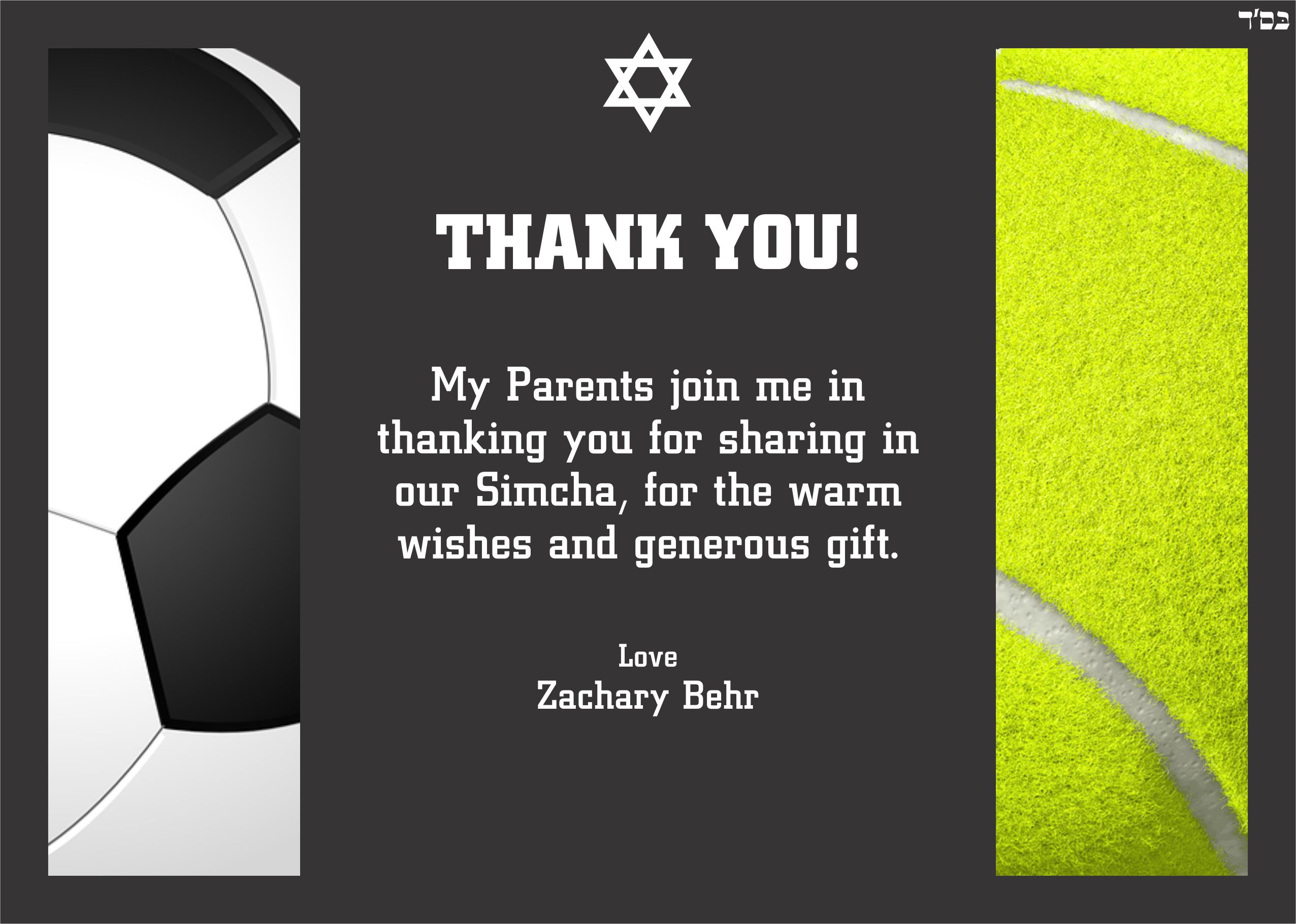 Thank you Zach